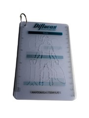 Vintage 1998 Drug Rep Pfizer Diflucan 6″ Anatomical Template Advertisement