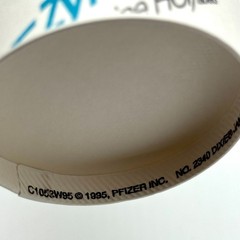 Vintage Zyrtec Pfizer 90s Promo Paper Cups x11 Pharmaceutical Deadstock