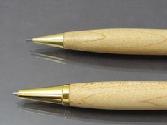 Voltaren PENCIL & PEN Wood Wooden Drug Rep Pharmaceutical Promo Advertising Rare