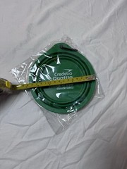 Credelio Quattro Pharmaceutical Collectible New Green Collapsible Water Pet Bowl