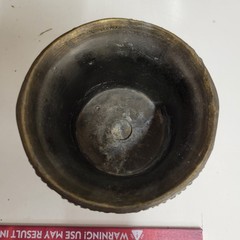 VTG Brass Bronze Schering Mortar & Coricidin Pestle 1752 First American Pharmacy