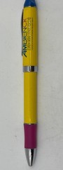 RARE Ambien CR Ink Pen Drug Rep Pharmaceutical Collectible Yellow Pink Blue