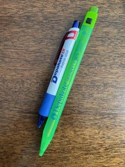 DEPAKOTE Pair of 2 Medical Drug Rep Pharmaceutical Pen Used Blue Sample AbbVie