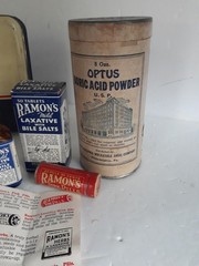 Vintage Mixed Lot, Ramon’s Pink Pills, Bile Salts In Orig Box, ZBT Powder,Optus