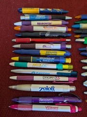 Lot of 30 Vintage Pharmaceutical Drug Rep Medical Promo Advertising Pens Viagra