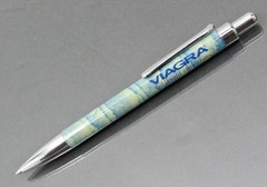 Unique Viagra Metal PEN Marbled Design Drug Rep Pharmaceutical Promo Advertising