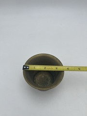 Vintage Heavy Brass Mortar & Pestle