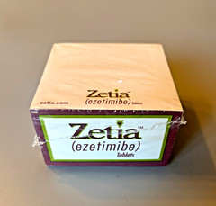 Rx Zetia Notepad Prescription Merck Drug Pharmacy Promo Memo Pad 3 3/8″ NEW