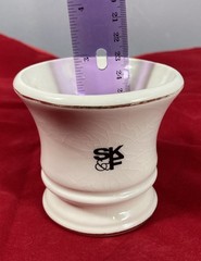 SKF Pharma Drug Rep Collectible Vintage MCM CERAMIC Griffith Pottery Rare Mortar