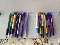 Pharmaceutical Promo Drug Rep Pens – Lot of 13 Zyprexa, Zoloft, Prozac