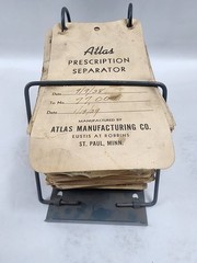 Prescription Atlas Rx Pad Paper Apothecary Druggist Pharmacy Medicine 1938 1939