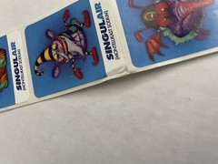 Vintage SINGULAIR Monster Stickers Lot of 6 Collectible Pharmaceutical Drug Rep