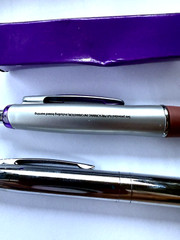 Lot of 2 Zyprexa Metal PENS Drug Rep Pharmaceutical Promo Advertising