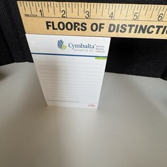Pack Of 10 rep collectible note pads Cymbalta Lilly Doctor giveaway. Sealed