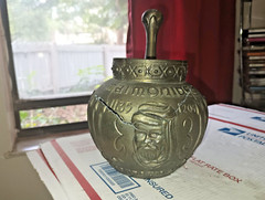 Vintage Brass RX Maimonides 1135-1204 Secundum Artem Mortar & Pestle Coricidin