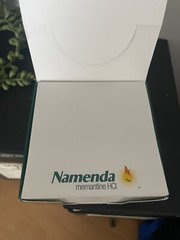 NAMENDA Pharmaceutical Drug Rep Note Pad 4“ x 4“- New & Sealed NOS