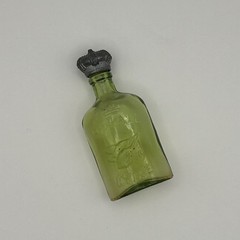 Vintage 1900s Green Pharmacy Drug Btl Royal Lime & Crown Stopper