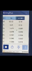 Hafnium Foil 97.72% Pure. Less than 0.2% Zirconium 50 x 30 x 0.01mm Soviet Union