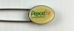 Pepcid IV Pin Pharmaceuticals Vintage Pin 1980s Medicine Pharmacy Memorabilia
