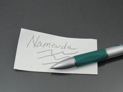 Namenda Heavy Metal Twist PEN w Stylus Drug Rep Pharmaceutical Promo Advertising