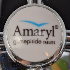 Amaryl Glimepiride Tablets Apothecary Jar Drug Rep Advertising Pharmaceutical