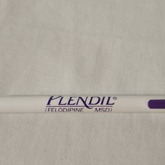 Plendil Felodipine Merk Sharp And Dohme Drug Rep Ink Pen Non Writing VTG Rare